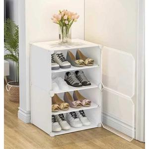 외부 현관신발장 현관장 보관함 방수 실외 신발 화이트 4단 신발장