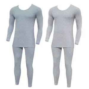 [TRY]남성 내의 상하세트 베이직날염남상하J03 면100 40수 양면내복