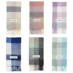 아크네스튜디오 모헤어 체크 머플러 목도리 스카프 CA0084