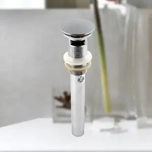 HLBATH 유리볼전용 자동폽업 탑볼 세면대 오버폽업 물마개70x294