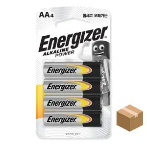 에너자이저 알카라인 AA 4Px10개입/성능 안전 보관 편리 저렴 효율 소비자 만족 필수 대량 세트 구매 포장