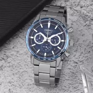 세이코 SSB445P1 크로노그래피 블루다이얼 100미터방수 캐쥬얼 남자 메탈 시계 c