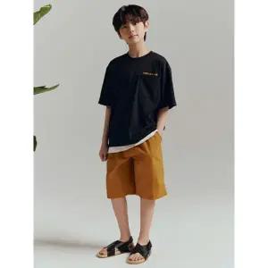 [롯데백화점]탑텐키즈 MKF3IP1001 남아) 쿨에어 코튼 포켓티 화섬 쇼츠 셋업