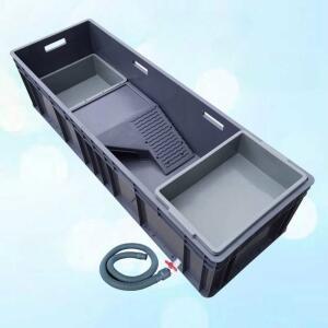 거북이 어항 수조 키우기 실내 배수없음 프라베 23cm 탱크 거북이어항 배수x 꾸미기 60 그레이 럭셔리 40