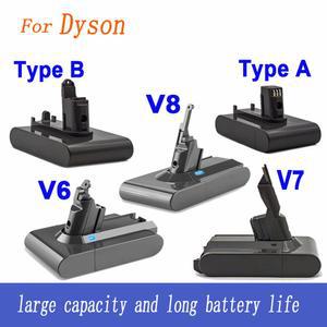 다이슨 V6 V7 V8 시리즈 SV07 SV09 SV10 DC31 DC34 절대 푹신한 동물 프로 Bateria 진공 청소기 충전식 배터리