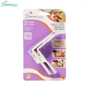 F133 코너형 서랍 잠금장치 2개입