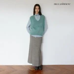 누캐시미어 25FW 라쿤울블렌드 라인 스커트