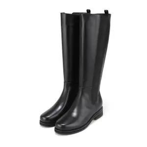 [25FW 신상] 바바라 소가죽 여성 첼시 롱부츠 3.5cm_BBI851BK