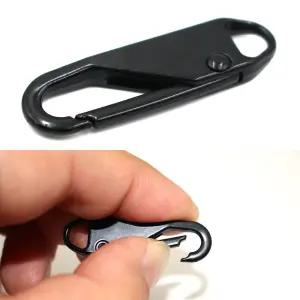 고리형 손잡이 지퍼 고리 블랙 10개입/작크/잠바/수선/점퍼/셀프/만능/가방/부자재/자크/부속/바지/옷지퍼