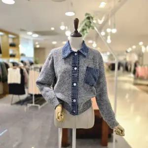 [대구백화점] [멜로디가든]데님콤보 니트가디건(M25WAC105)