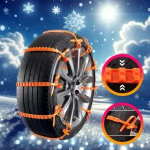 차량용 스노우체인 일회용 1개 케이블타이 미끄럼방지 타이어체인 간편설치 크기 2 x 95cm