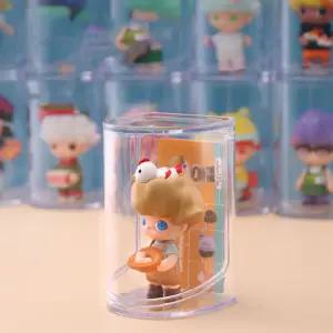 투명 아크릴 방진 미니어처 보관함 탁상용 전시 수납장 소형수납함 방진보관함 탁상전시 완구보관함 아크릴진열장 미니진열대 장식장 미니어처케이스