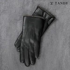 탠디 블랙모던 스마트터치 여성용 가죽장갑
