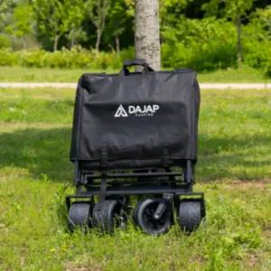 다잡 접이식 대형 캠핑 웨건 카트 뒷문개방형 블랙