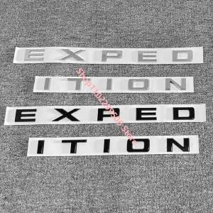 광택 블랙 ABS 자동차 앞 보닛 엠블럼 배지 로고 커버 레터 스티커 포드 익스페디션 액세서리용