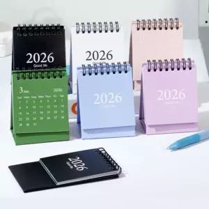 탁상용 2026 미니달력 신년 스케줄러 데스크테리어 캘린더 새해 책상 귀여운 다이어리 선물 탁상 캘린더