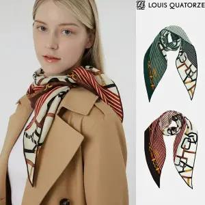 [루이까또즈] 프리미어 더블 울실크 마름모 스카프 2DSD808