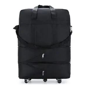 [콩심팥심]대용량 회전바퀴 3단 높이조절 이민 소형 캐리어 가방