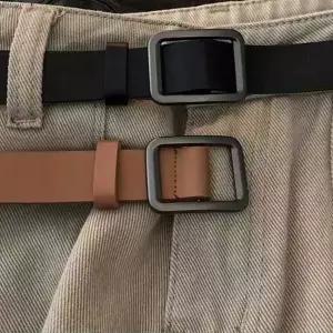 구멍없는 여성 벨트 얇은 허리띠 패션벨트 청바지코디 밴딩벨트