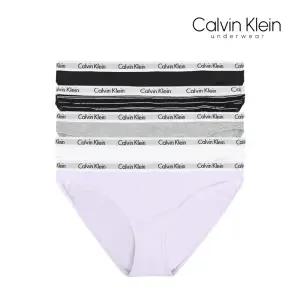 [캘빈클라인 언더웨어] 캘빈클라인 언더웨어 여성 팬티 5장 세트 속옷 코튼 QP2135O-066