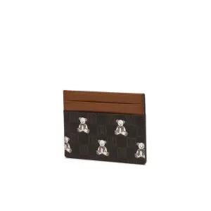 닥스 DAKS [쇼핑백동봉] 브라운 패턴 소가죽 여성 카드홀더 DCHO5E792 337947