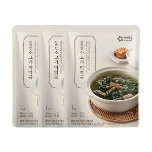 아워홈 담백한 소고기 미역국 300g, 3개
