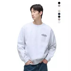 [그루브라임]유니) C/P기모쭈리 로케이션3 맨투맨(세미오버핏)(25년)(8COLOR) (FRBWCTM711M)