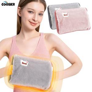 전기 온수 주머니 부드러운 겨울용 충전식 온열 패드 휴대용 손난로 재사용 온수병 가능한