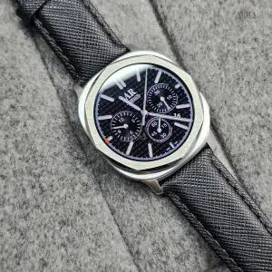 [아우라커넥션]갤럭시워치8 커스텀 가죽 스트랩 사피레더 베젤링 40 44mm 호환