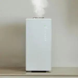 퓨어 AI 가열식 가습기 6L 대용량 올 스텐 간편 통세척 신생아 안전 살균