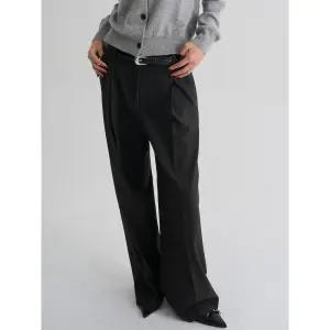 [에잇세컨즈] 기모 트윌 와이드 슬랙스  애쉬 (325X21LY34)