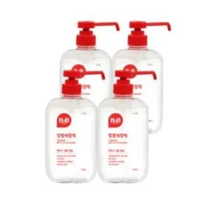 메디앙스 비앤비 유아 신생아 젖병 세정제 600ml 4개
