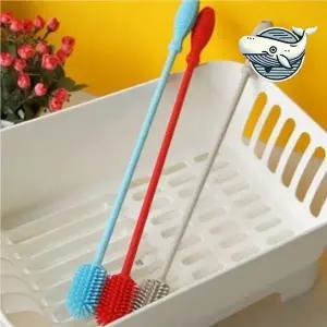 주방 청소 실리콘 세척솔 컵 젖병과 식기