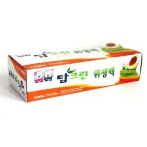 탑크린 비닐팩 일회용 비닐봉투 위생팩 25x35cm 100매