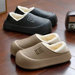 EVA 2color 털슬리퍼 실내화 귀여운 남성 웜핏