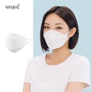 [닥터퓨리]KFAD 뽑아쓰는 번들형 비말차단 입체마스크 200매 (50매 x 4개) 대용량 대형 중형