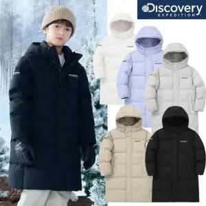 [디스커버리키즈](대전신세계)(정상가299,000) 키즈 패밀리 레스터 구스다운 롱패딩(DKDJ57046)