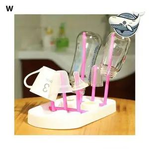 아기 젖병 건조대 2개 휴대용 컴팩트 건조