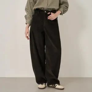 [공구우먼] [제작] 보이드 코듀로이 벌룬 뒷밴딩 팬츠 84137 빅사이즈 여성의류