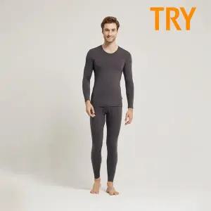 [TRY]트라이 남성 기모 발열내의 내복 히트업 라이트웜 히트택 상하의세트 TMLIJ72