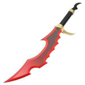 칼 애니 프레 모형 성진우단검 목조모형 나무 장검 레벨업무기 카사카의독니