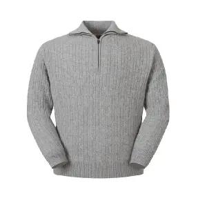 [대구백화점] [PGA TOUR]남성 케이블 조직 방풍 반집업 니트(L244KT212P)