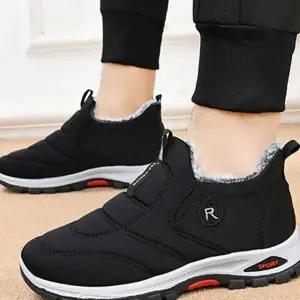 남성 방한화 논슬립 패딩 기모 남성 겨울 부츠 신발 방수 스니커즈 방수화 슬립온 패딩화 운동화 슈즈