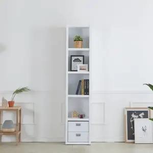 [아이앤]에리카 틈새 5단 400 서랍형 책장 SJ