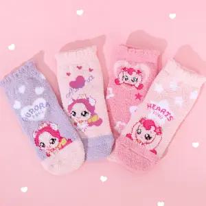 슈팅스타 캐치티니핑 하츄핑 오로라핑 수면양말 4족세트 / 유아 아동