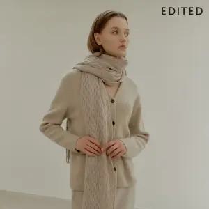 [25FW 최신상] 에디티드 라쿤울 니트 자켓