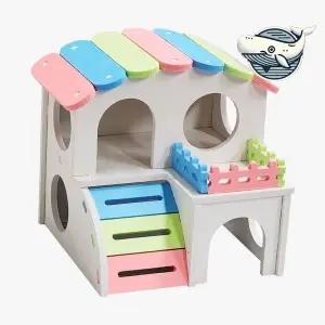 귀여운 햄스터 놀이 집 조립형 작은 동물