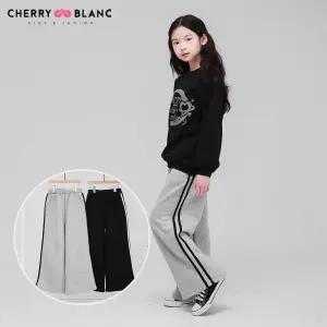 체리블랑 라인기모트랙팬츠 키즈,주니어
