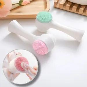실리콘 세안 브러쉬 모공 블랙헤드 클렌징 솔 민트