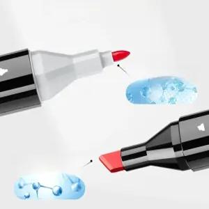 컬러마카 120색 세트 브러쉬 타입 트윈 마카펜 마커펜 양단 시리즈 펜 컬러